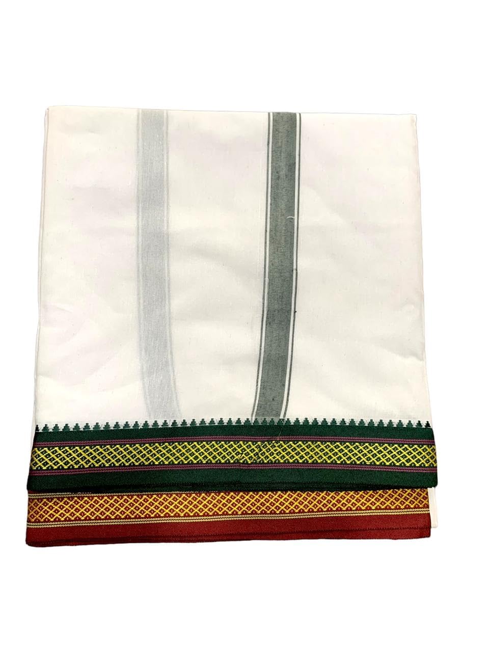 2.25 Mtr Cotton Lungi Dhoti for Men