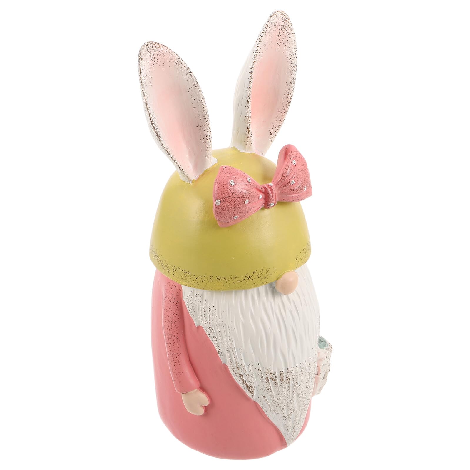 Rompre la monotonie avec la décoration de Pâques lapins en résine rose UKCOCO