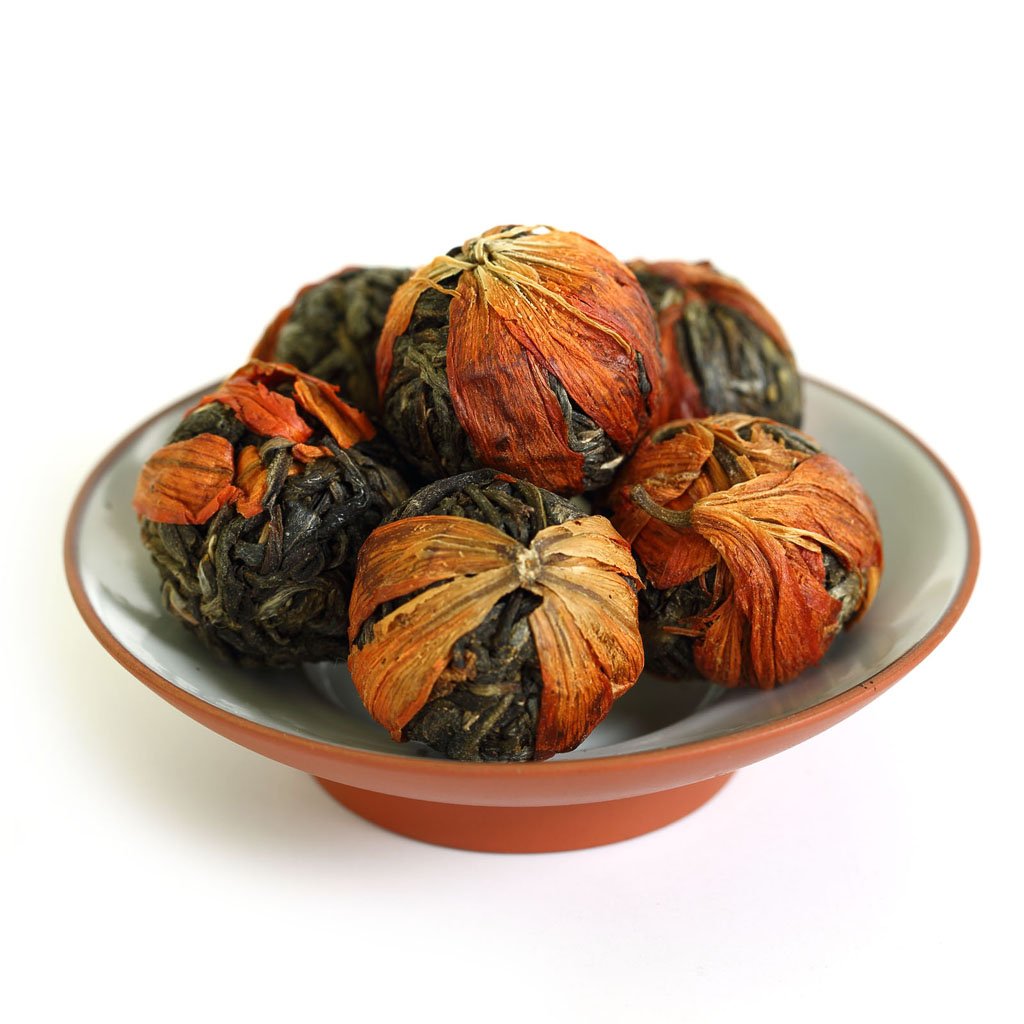 GOARTEA Puerh Tea Cake 100g / 3.5oz 2017 Year Raw Sheng Lily Flowers Bulang Mountain Yunnan Pu-erh Pu erh Puer Pu'er Tuocha Chinese Tea