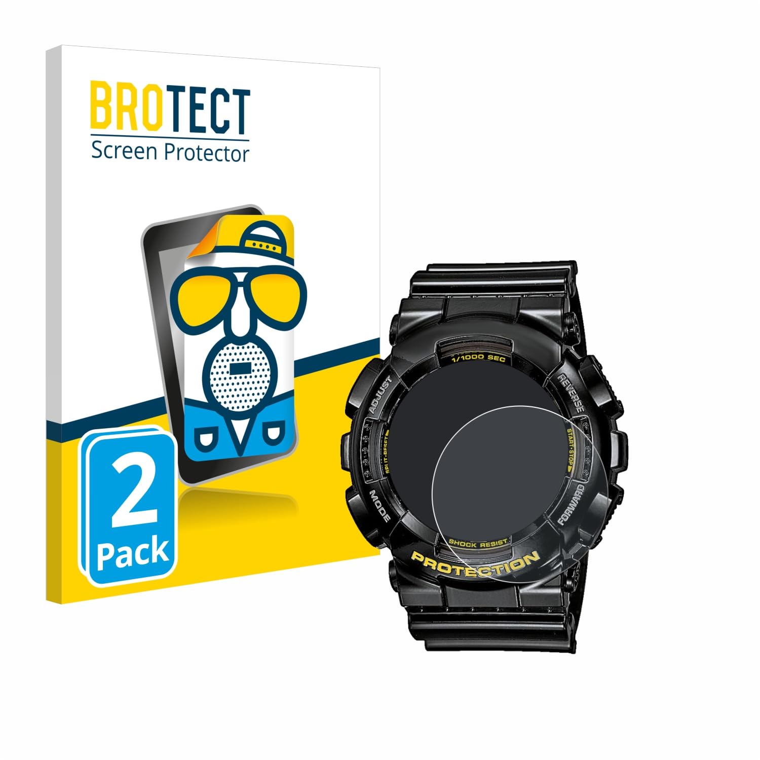 BROTECT Anti-Reflet Protection D'Écran Verre Mat Pour Casio G Shock Gba 900 Film Protecteur Vitre 9h