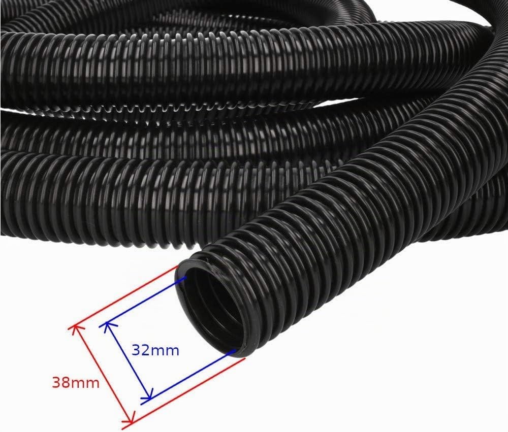 Wessper Tuyau Annelé Souple Multi-usages (32/35/38mm) Différentes Longueurs (20m, 32mm)