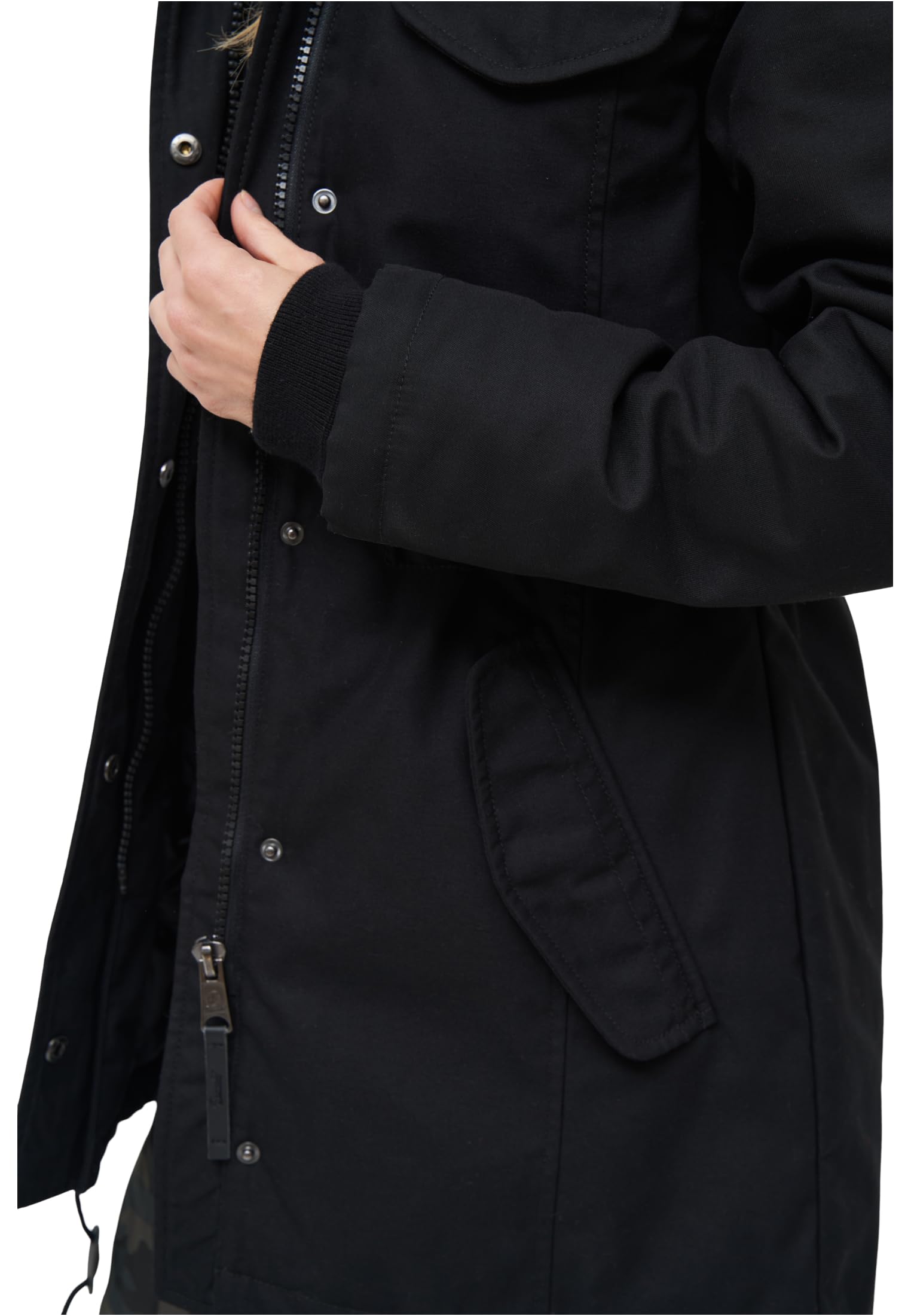 Brandit Marsh Lake parka damska, czarny, 5XL