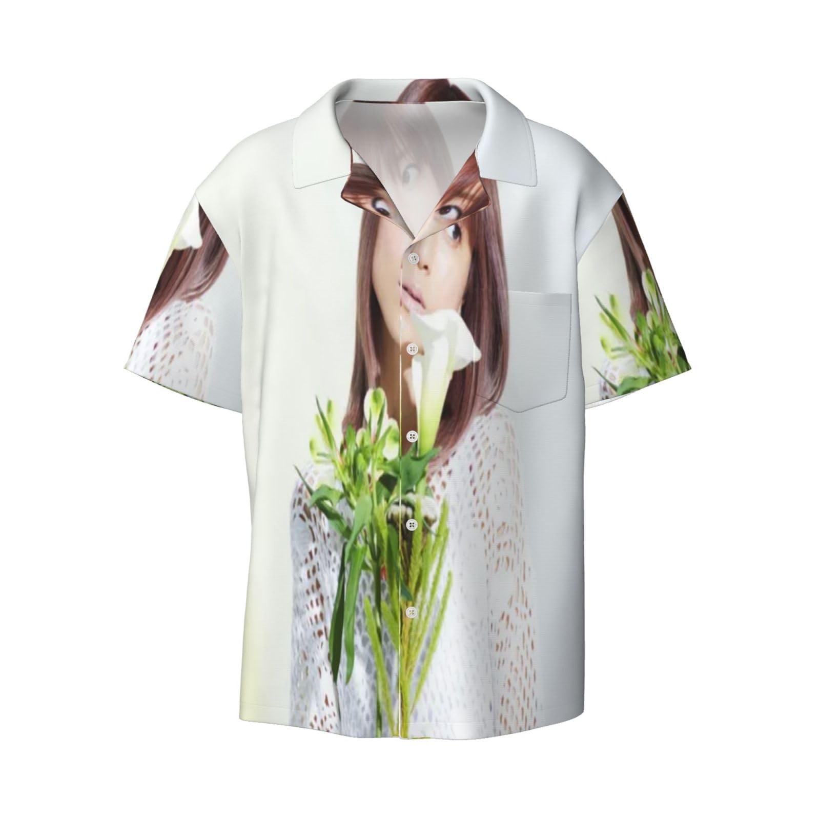 Hitomi (黒石ひとみ) (2)男性キューバ半袖は快適で柔らかく縮みにくい