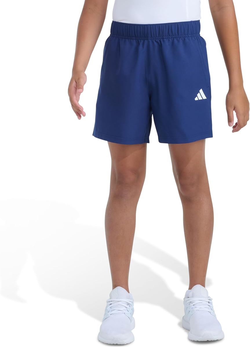 Pantalón corto tejido con logotipo Essentials para niño