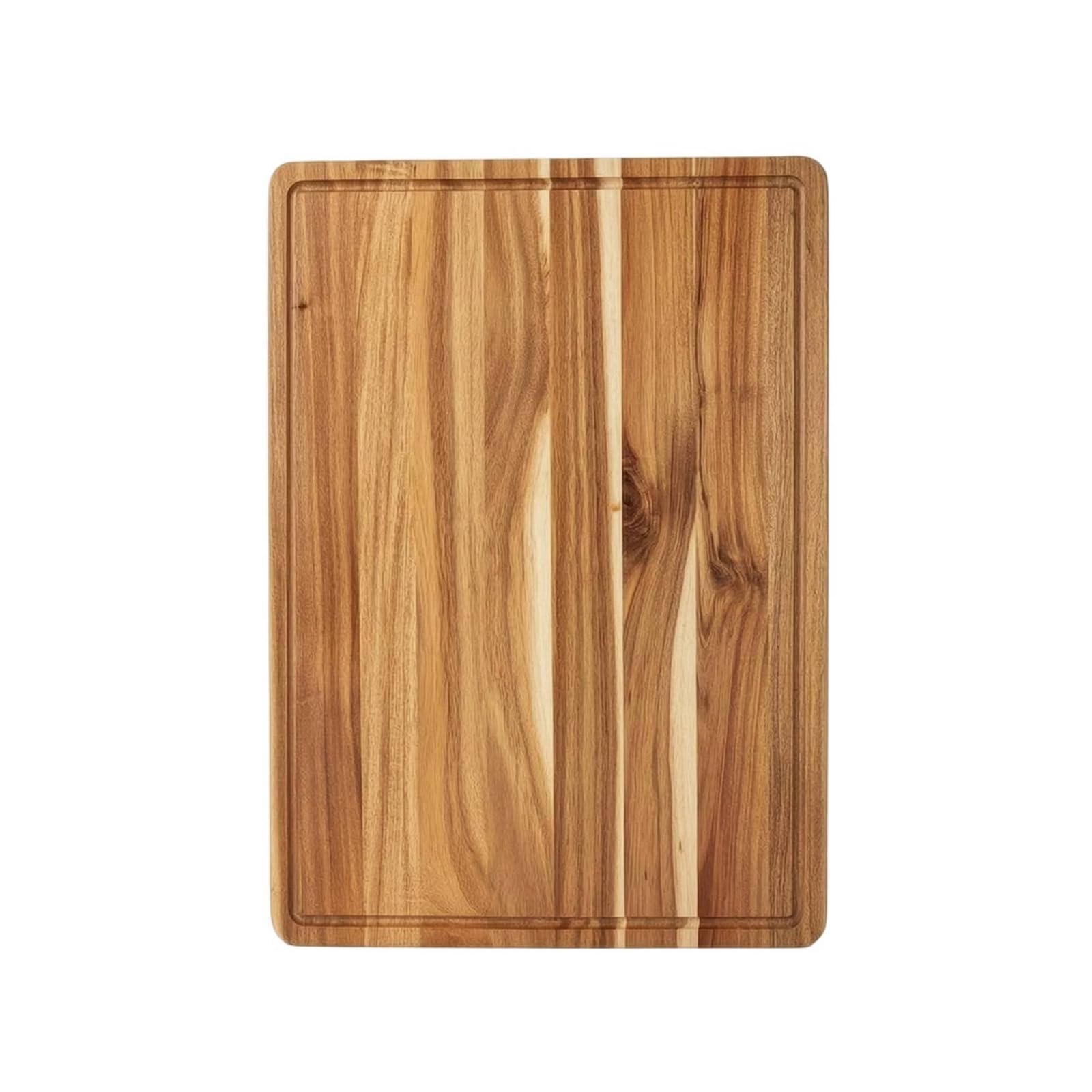 Amagogo Tagliere da Cucina Tagliere Tavola da Taglio Tagliere in Legno Tagliere da Portata in Acacia Massello con Scanalatura per Succhi Superficie Levigata