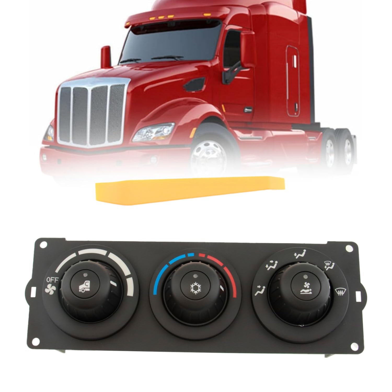 F21-1013-11-000 HVAC A/C Heater Temperature Control Module (Sleeper Cab) Replacement for Kenworth T600 T660 T800 W900 2006-UP 1013-11-000