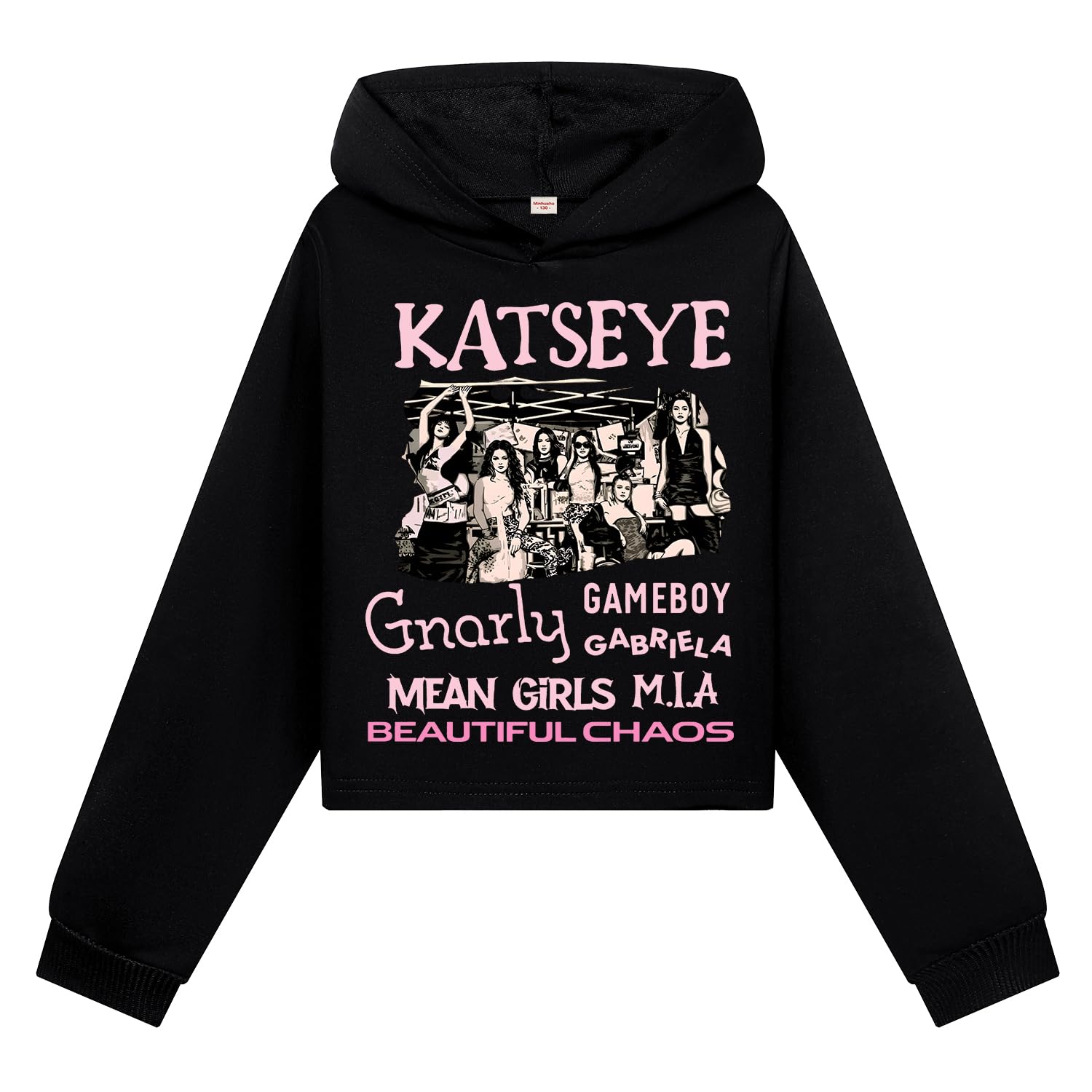 Katseye - Felpa con cappuccio per ragazze, alla moda, per bambini