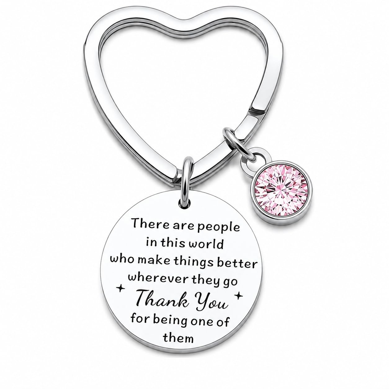 KIVORA Thank You Gift for Women - Engraved Keyring Appreciation Gift Leaving Gift for Colleagues Employee Teacher Boss Retirement or Farewell Gift for Her