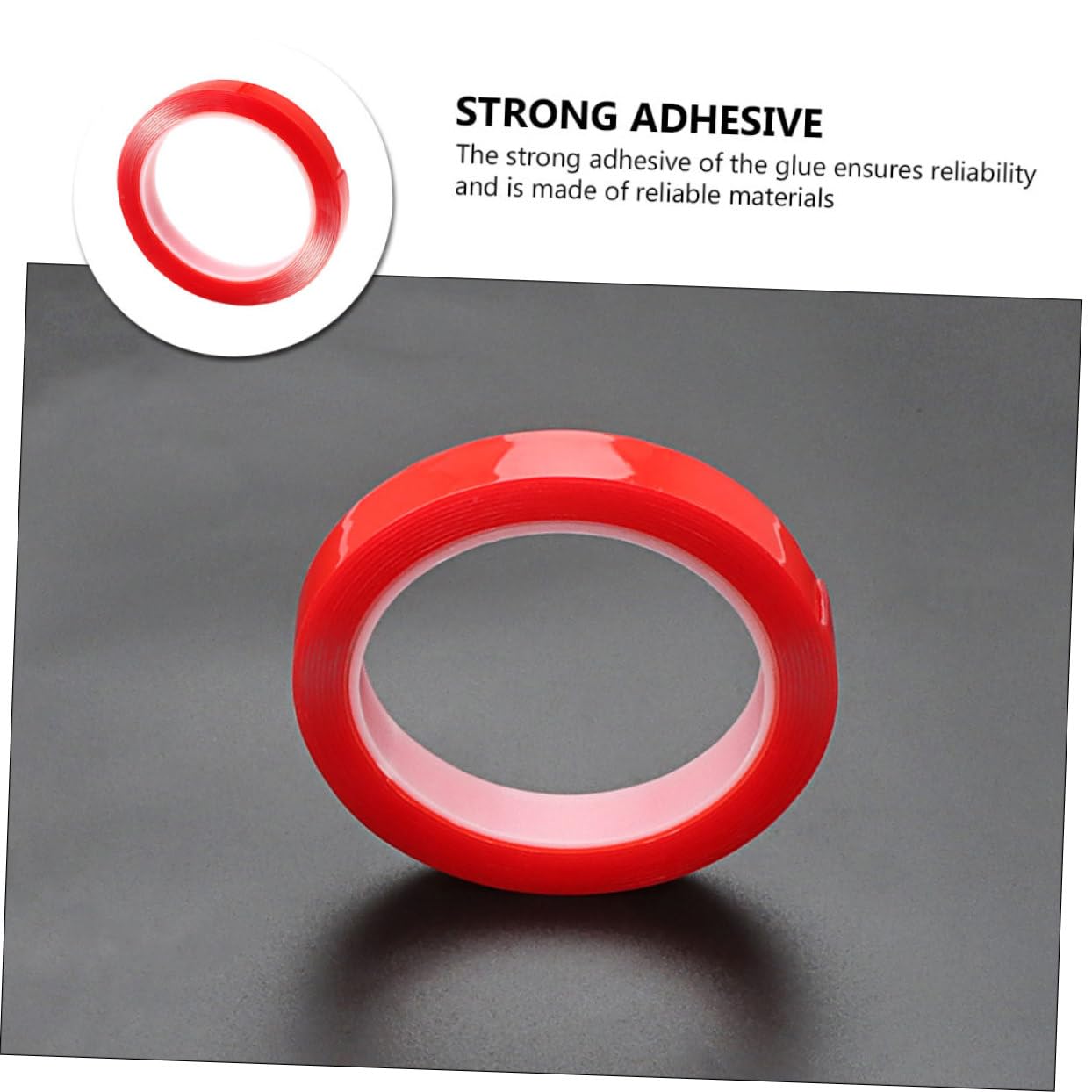 Uonlytech 5 Burocrazia Stesso all'aperto nastro resistente Multifunzione nastro biadesivo resistente nastro biadesivo per avvolgere nastri biadesivi acido acrilico rosso