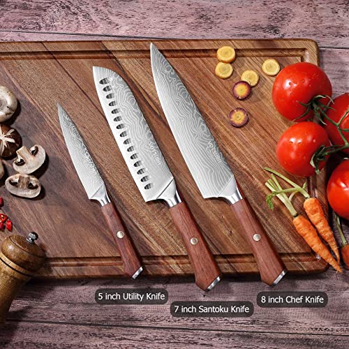 YOTSUBA-Kitchen-Knife-Set-Chef-Knife-Set-Sharp-High-Carbon-Stainless-Steel-Forged-Blade-Kitchen-Knives-Set-with-Ergonomic-Rosewood-Handle-Natural-Wood