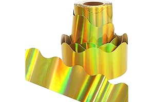 65ft Gold Bulletin Board Border for Classrooms