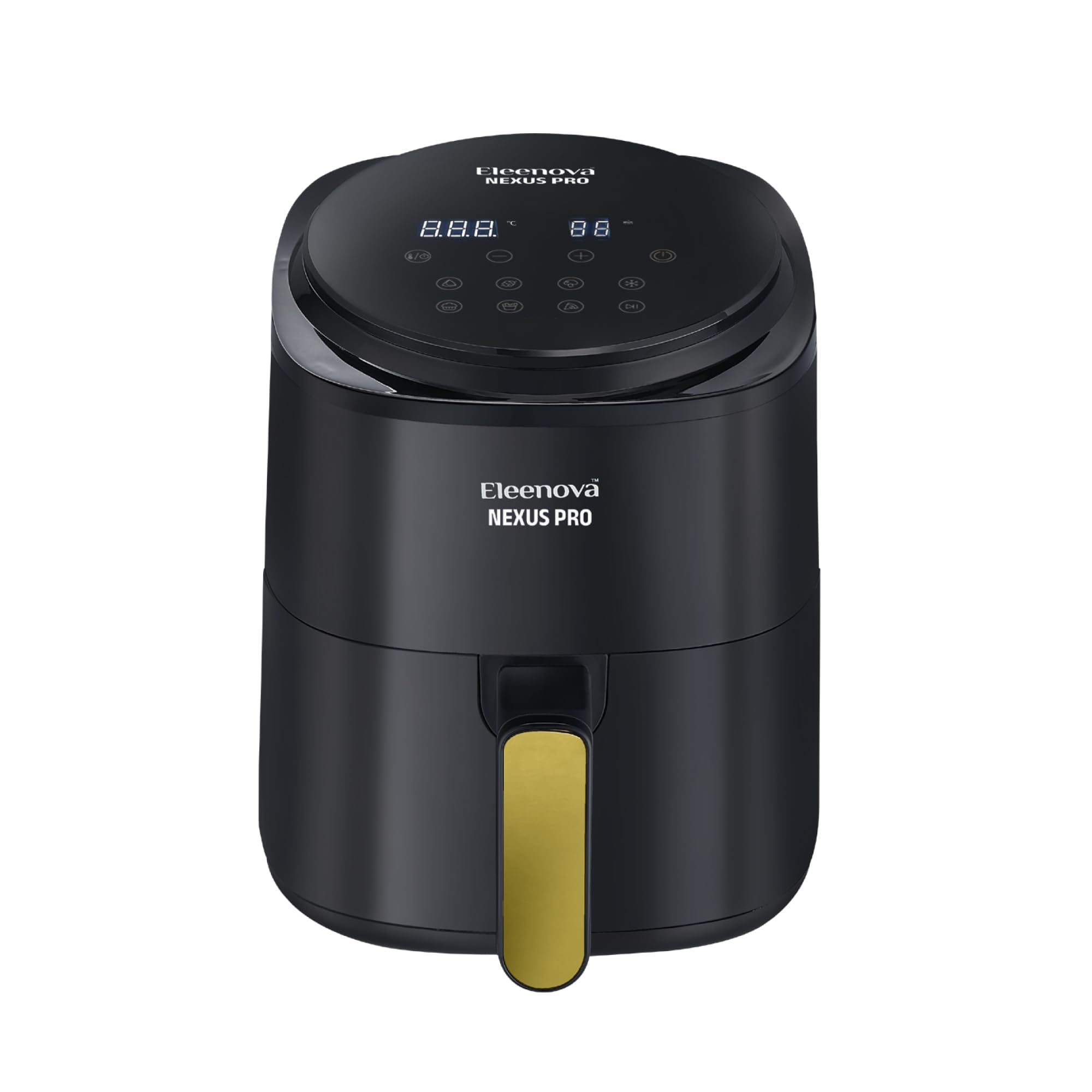 Eleenova Nexus Pro 4.5 litres Air fryer 1200 Watts with Smart Touch Panel [ Golden Handle with Full Display ]-image-8