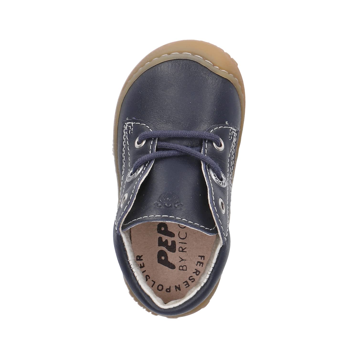 RICOSTA Unisex - Baby Stiefel CORY Kinder Lauflernschuhe WMS:Mittel lose Einlage schnürstiefel booties leder nautic 180 EU