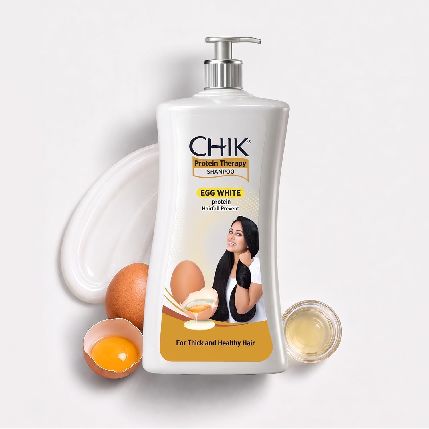 Protein Solution Hairfall Control Shampoo | Enriched with Egg White Protein for Strong, Thick and Healthy Hair, Promotes Growth and Reduces Hair Fall-1 litre