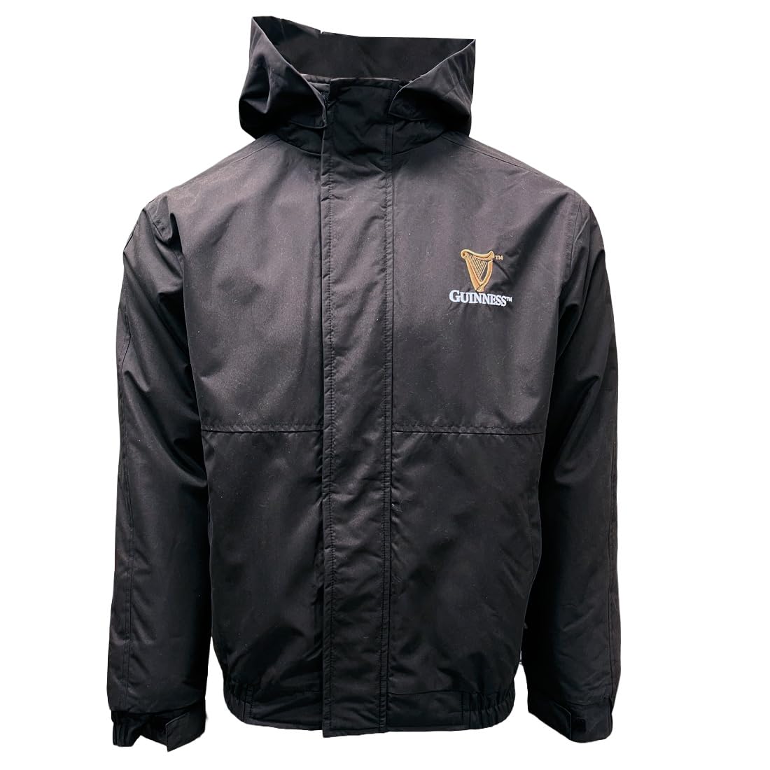 Traditional Craft Limited Guinness Black Harp Fleece Lined Jacket (UK, Alpha, XXL, Regular, Regular)