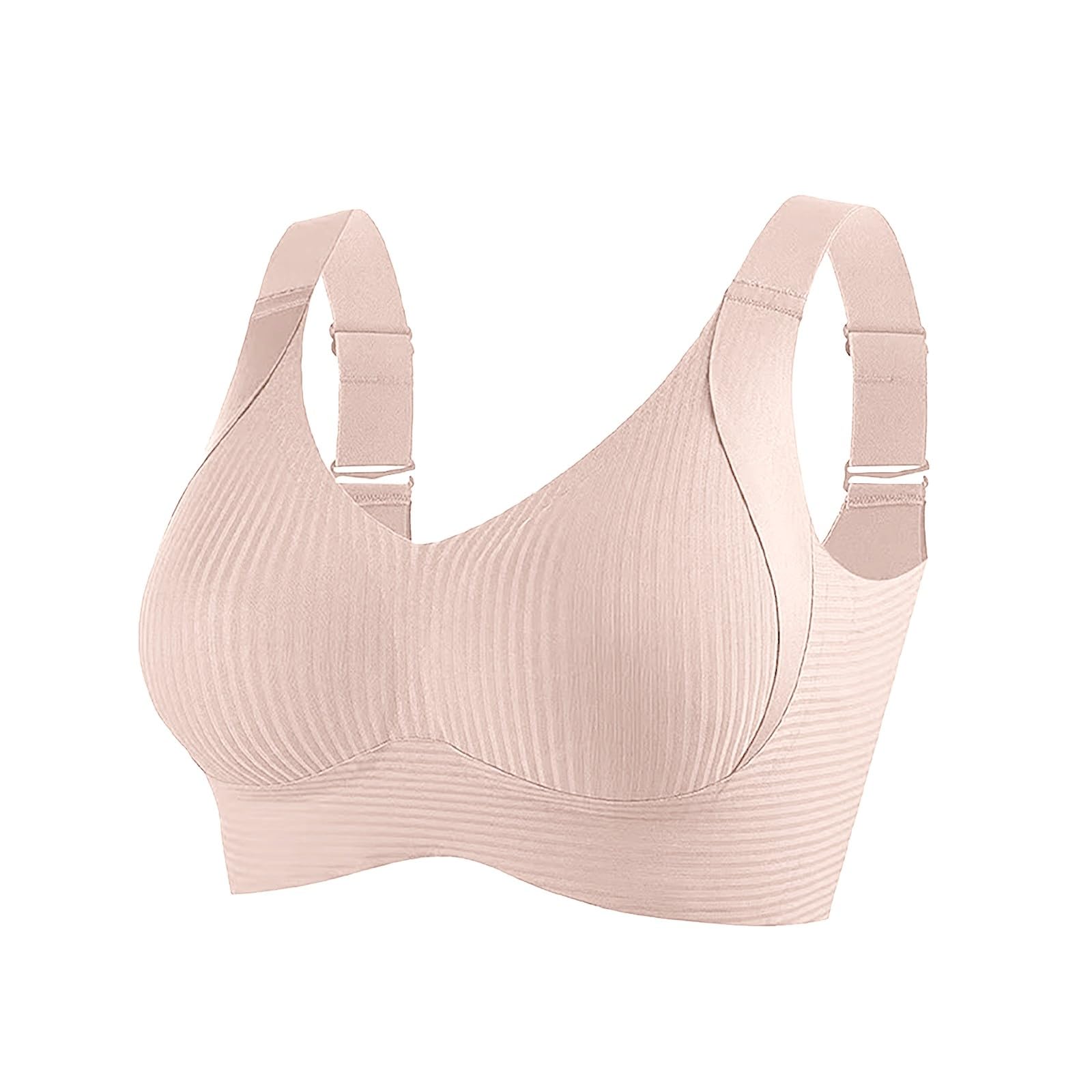 Set di 3 reggiseni senza cuciture, reggiseno da donna, senza cuciture, reggiseno da donna, anti-cedimento e anti-spalla, tinta unita, morbido e confortevole, per un comfort tutto il giorno, N2