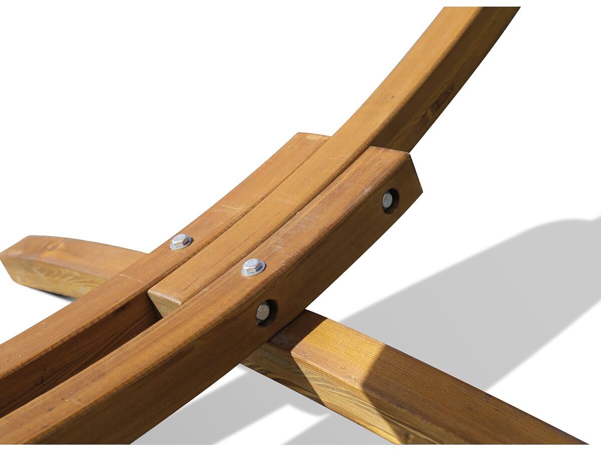 Hamaca de Madera con Lona de algodón Dallas - 3 m - Crudo