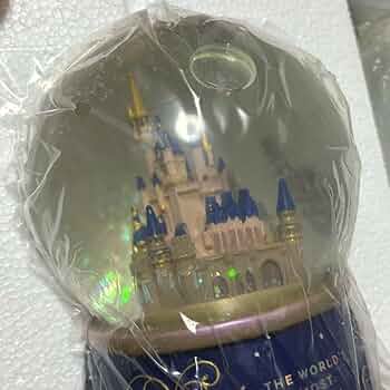 Amazon | WDW 50周年 スノードーム オルゴール 城 ZFFH