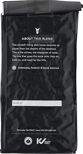 Miniatura 10 de Kicking Horse Coffee, 454 Horse Power, tostado oscuro, grano entero, 10 onzas, certificado orgánico, comercio justo, kosher