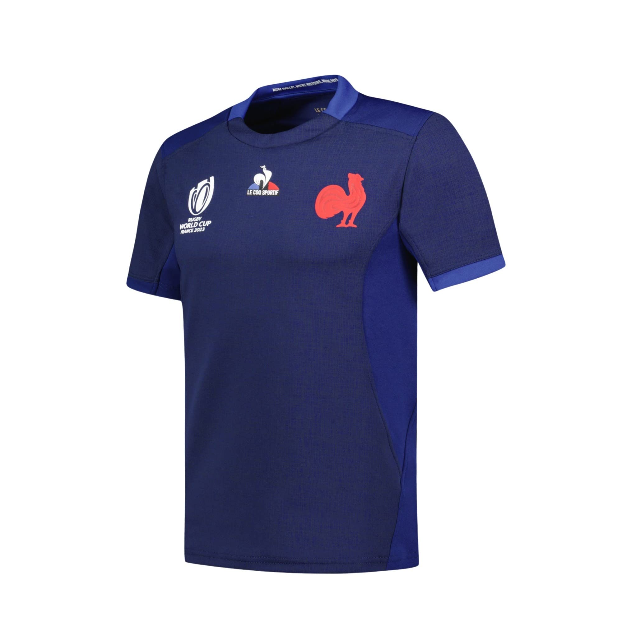 Le Coq Sportif Herren Ffr Xv Maillot Replica Ss Cdm M Pblue in Kurzarm Shirt