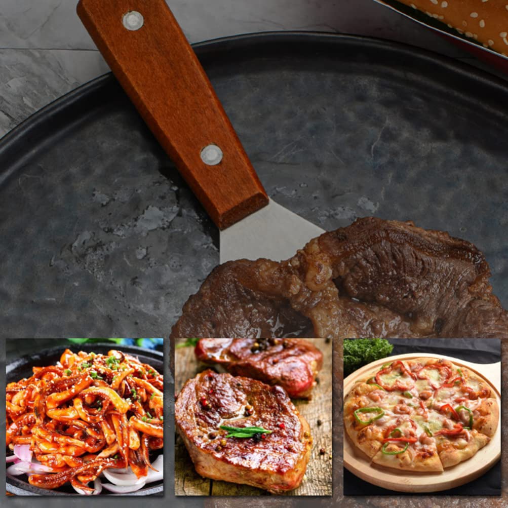 Set Spatole In Acciaio Inossidabile Per Cucina - 4 Pezzi, Per Teppanyaki, Griglie E Piastre | Professionale E Durevole - Foto 3