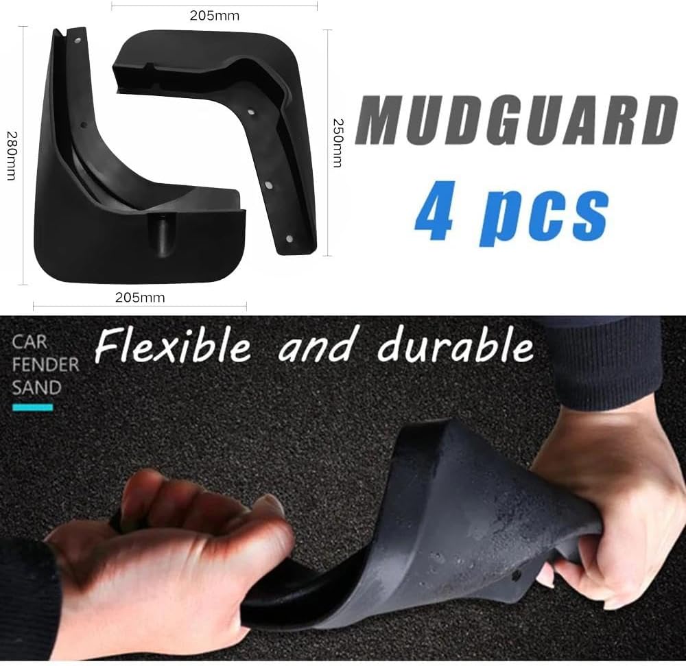 Auto Mud Flaps Splash Guards Front Rear Mudguard Set Car Accessories for Toyota Vitz for Yaris XP10 1999-2006 Wheel Protection