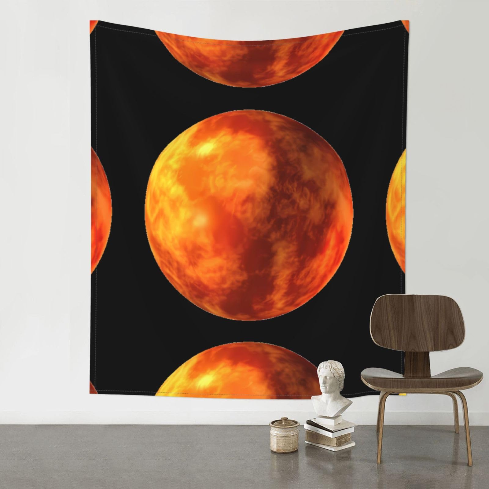 HJFCZH mars planet Prints Wall Tapestry 60x51in – Artistic Home Decor Throw Blanket for Bedroom, Dorm, Beach & Picnic