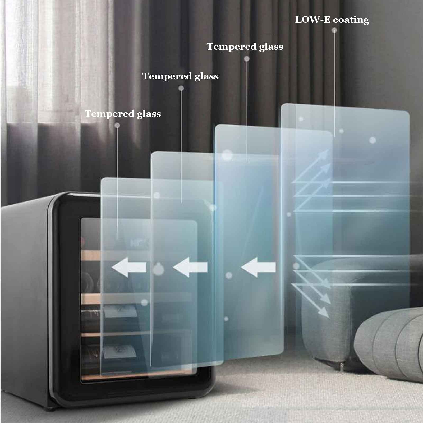 DINGYXIN Red Wine Warmer,Beverage Refrigerator and Cooler Outdoor Drinks Cooler Fridge 4°C~22°CConstant Temperature Storage Compressor Fridge Can Hold: 12 Bottles on Fridge.com