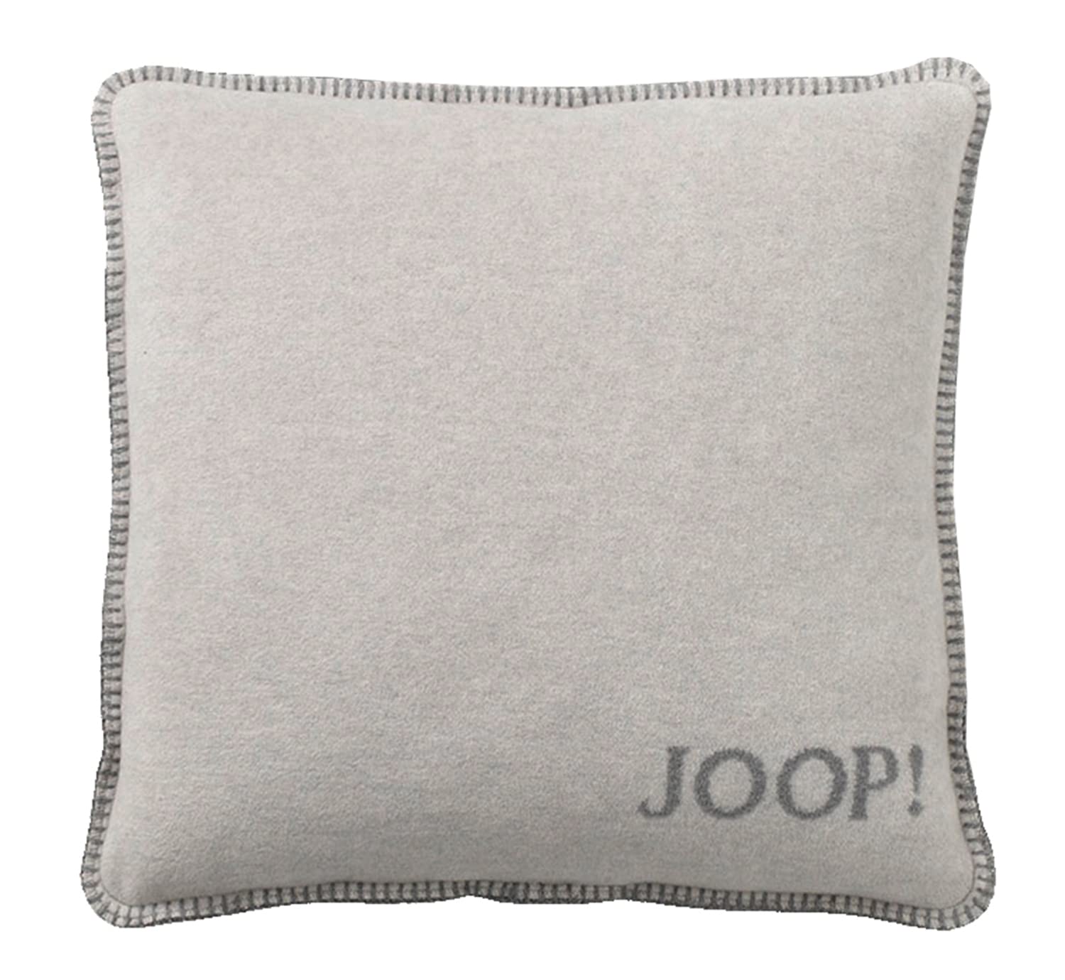 Joop!Federa per cuscino in misto cotone con chiusura lampo, Rauch-Graphit (K), 50 cm x 50 cm