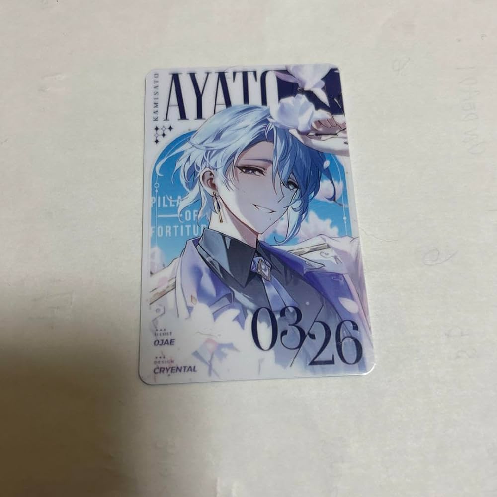 原神 綺良々 韓国原神カフェ 誕生日トレカ 原神 綺良々 原神カフェ 1月22日 韓国限定 数量限定 誕生