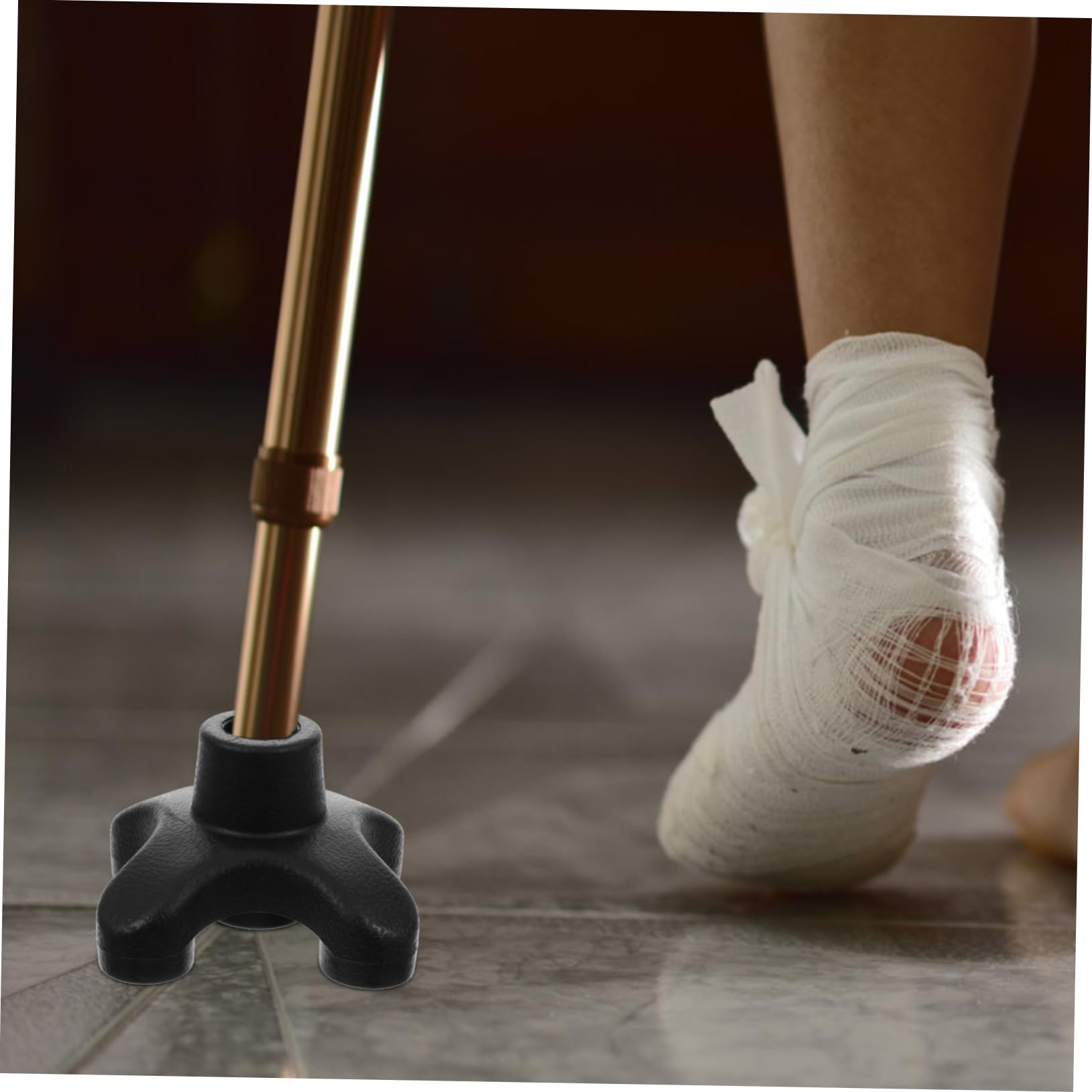 FRCOLOR Lot De 5 Pieds De Rechange Pour Bâtons De Marche Et De Randonnée Embouts Antidérapants En Caoutchouc