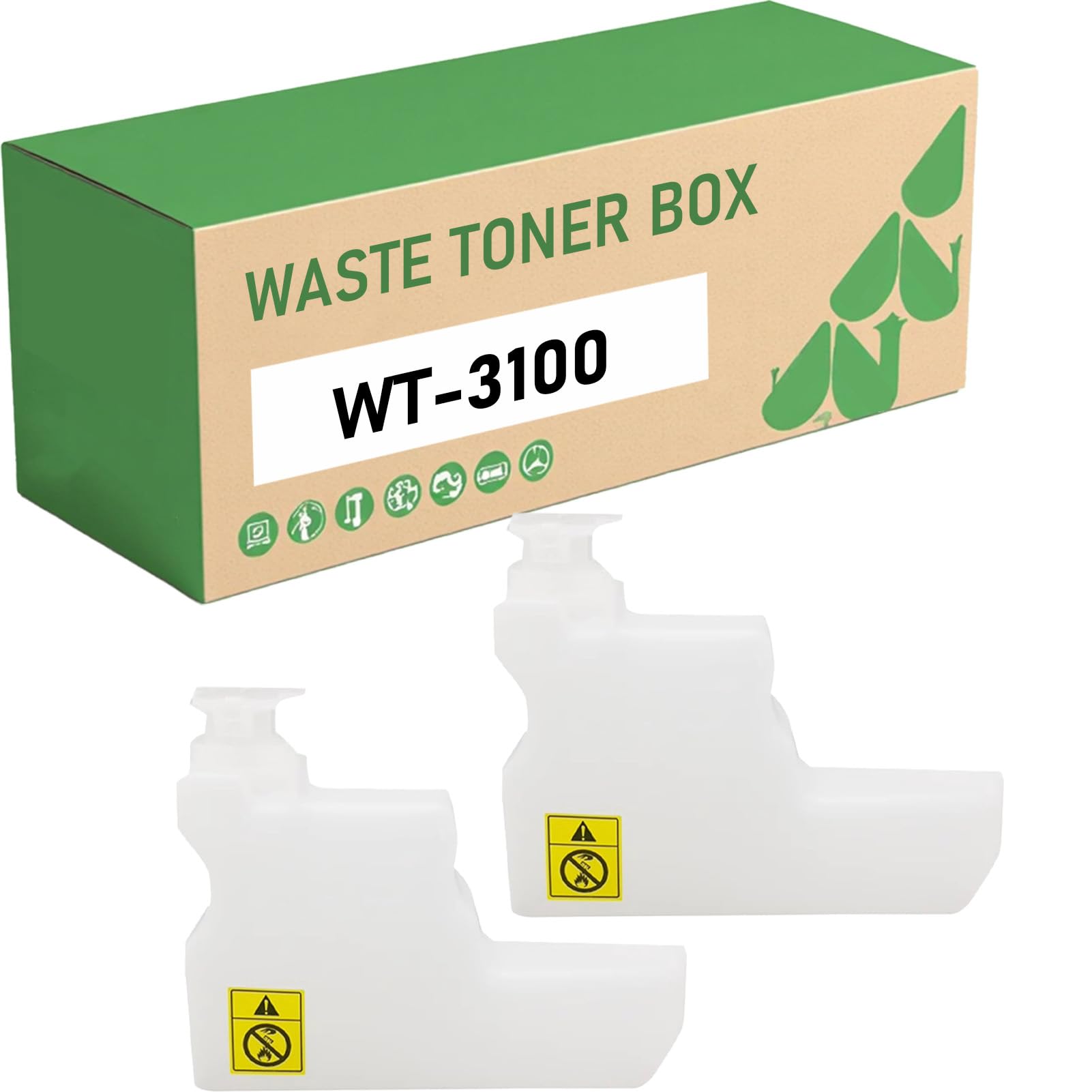 Compatibile Per Kyocera WT-3100 WT3100 Scatola Del Toner Di Scarto, Per La Stampante FS-2100DN FS-4100DN FS-4200DN FS-4300DN 2-pack