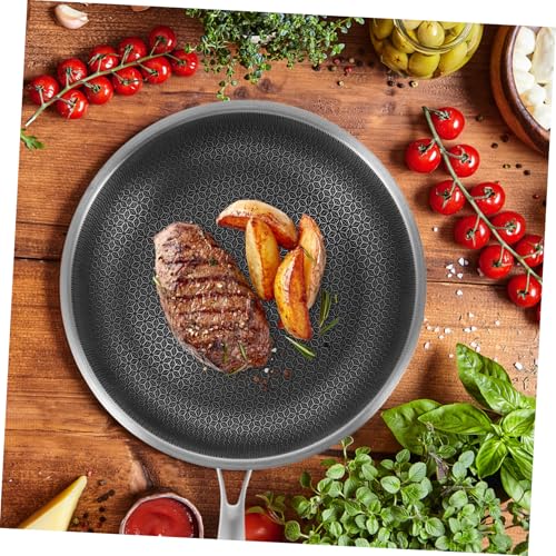 Wok para freír con panal COLLBATH portátil miniatura 3