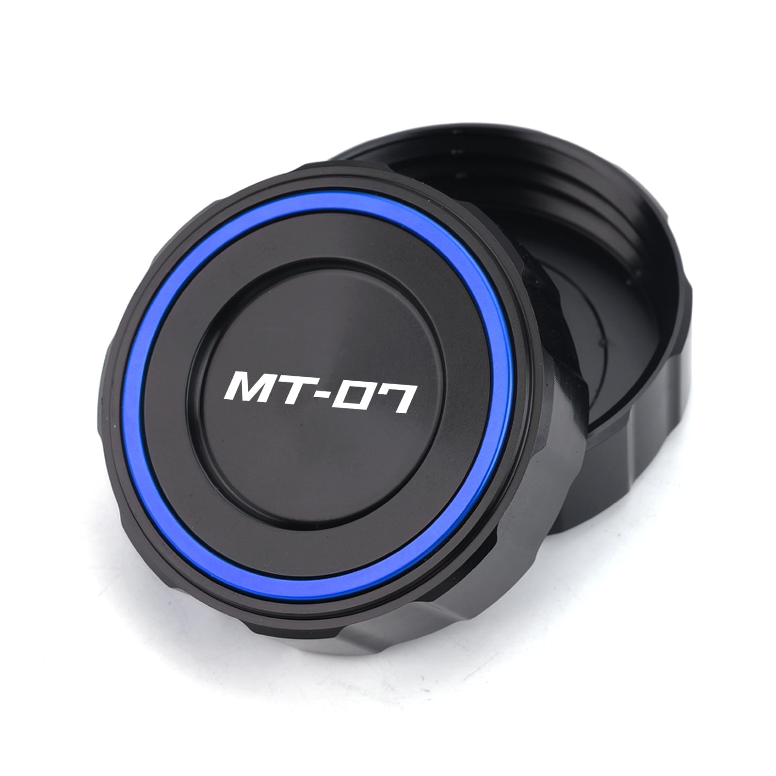 Apto para MT 07 MT07 MT-07 FZ07 2014-2024 2025 2026 Accesorios de aluminio motocicleta Cubierta delantera trasera del depósito de líquido de frenos Tapa de llenado de aceite del motor
