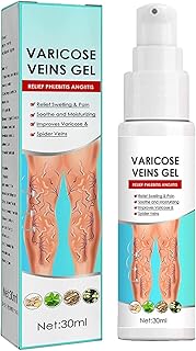 Varicose Vein & Soothing Leg Gel Moderate Gel,Varicose Veins Gel for Legs,Veinpure Treatment Gel Varicose Veins Gel for Legs,Spider Vein Cream for Legs,Improve Blood Circulation (1Pcs)
