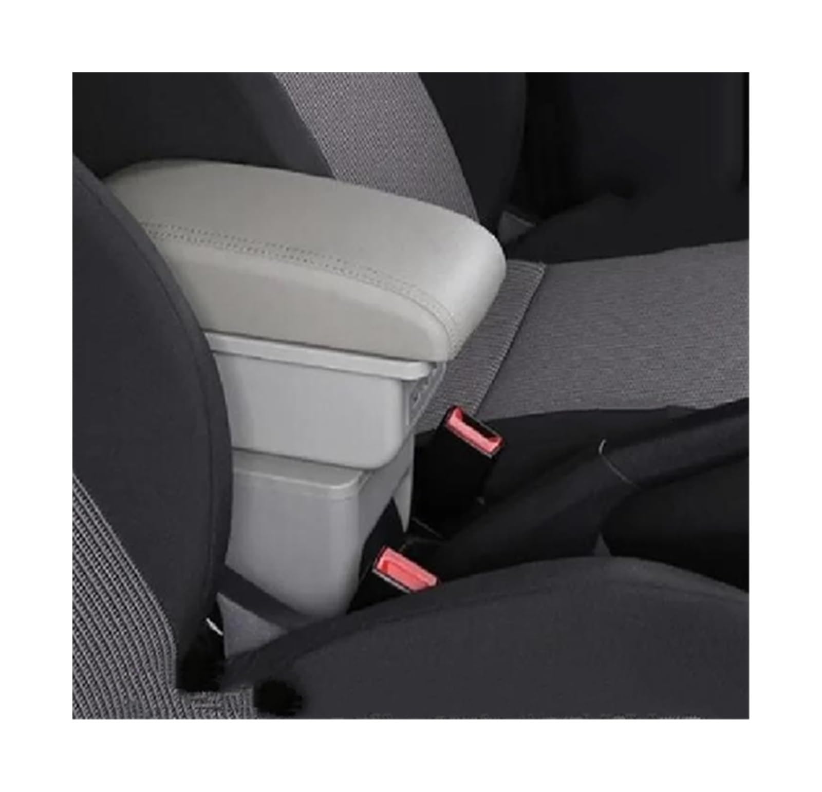 DYDGUTUFB For Toyota For Yaris For Vitz Hatchback 1998-2005 Car Armrest Box Interior Storage Box Accessories (B style gray 3USB)