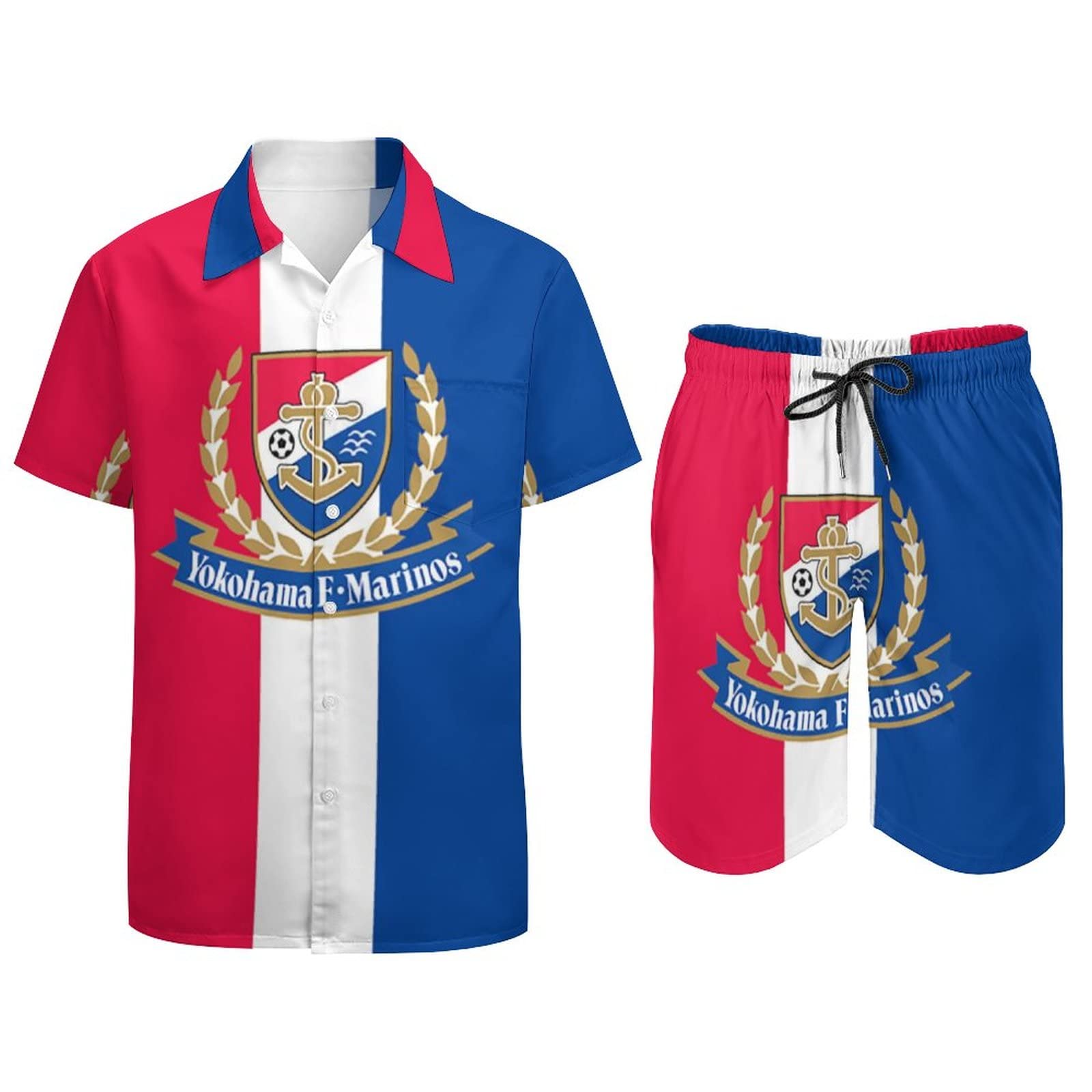 Amazon.co.jp: 横浜Fマリノス ビーチパンツ アロハシャツ ショート