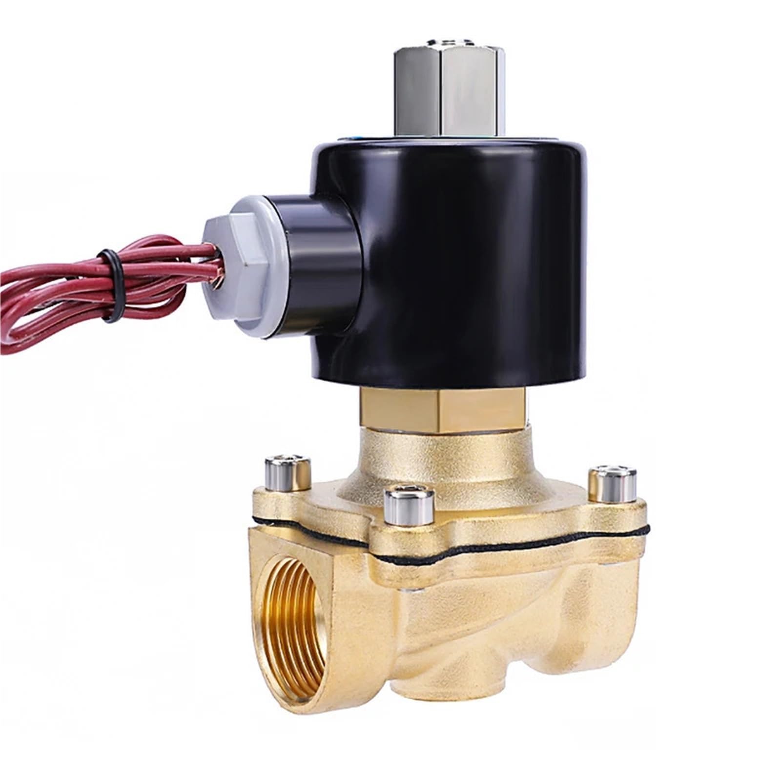 3/4'' Brass Normally Open Solenoid Valve(G_110VAC_NBR-Seal)