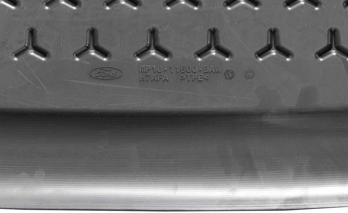 OEM Rubber Cargo Tray Liner for 2021-2022 Bronco Sport w/Full-Size Spare Tire