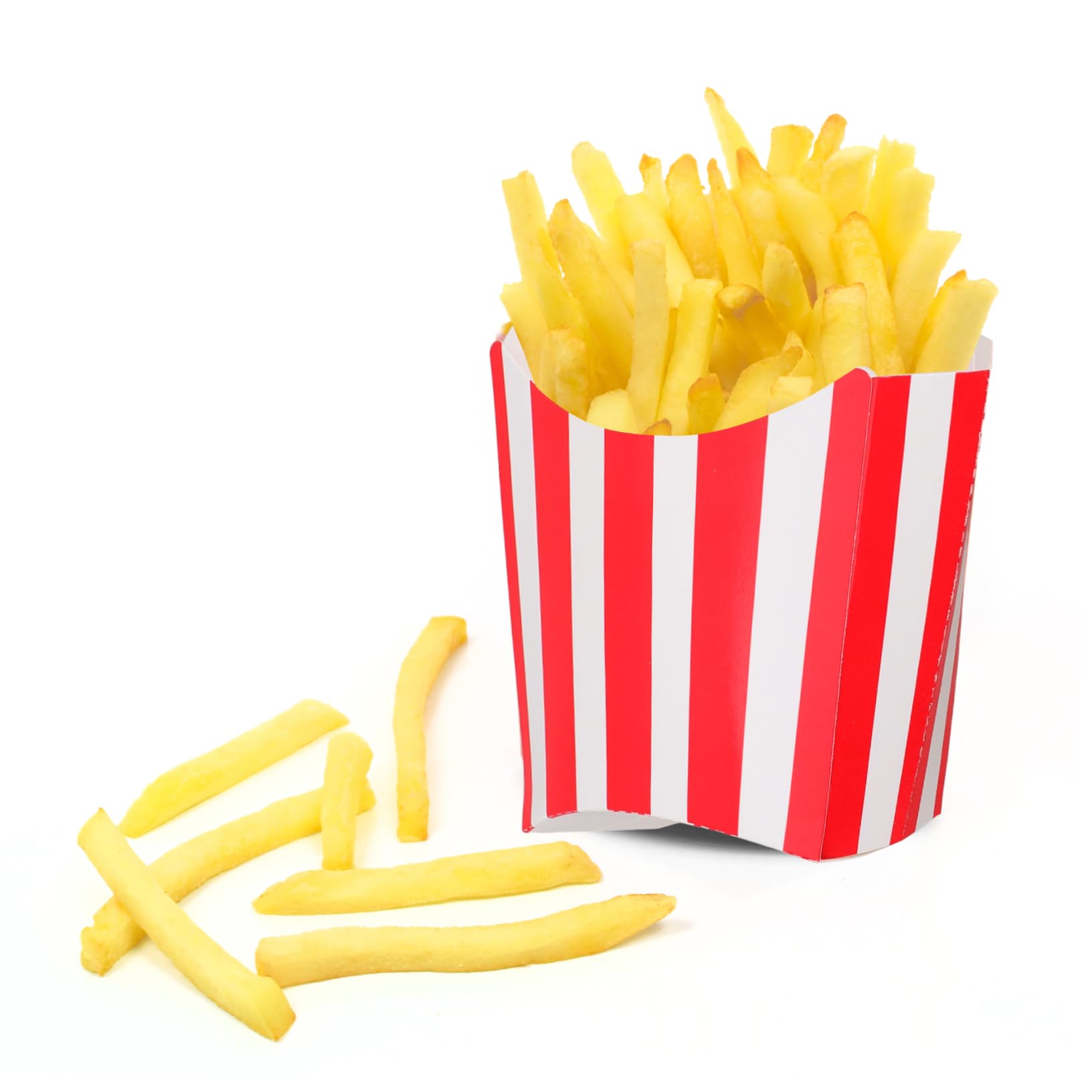 TOPBATHY 3 Sätze Pommes-box Popcorn-körbe Popcorn-geschenkboxen Popcornschalen Süßigkeiten Keksbehälter Snackbox Pappschachtel Party-snack-behälter Popcorn-boxen Karton 50 Stück * 3