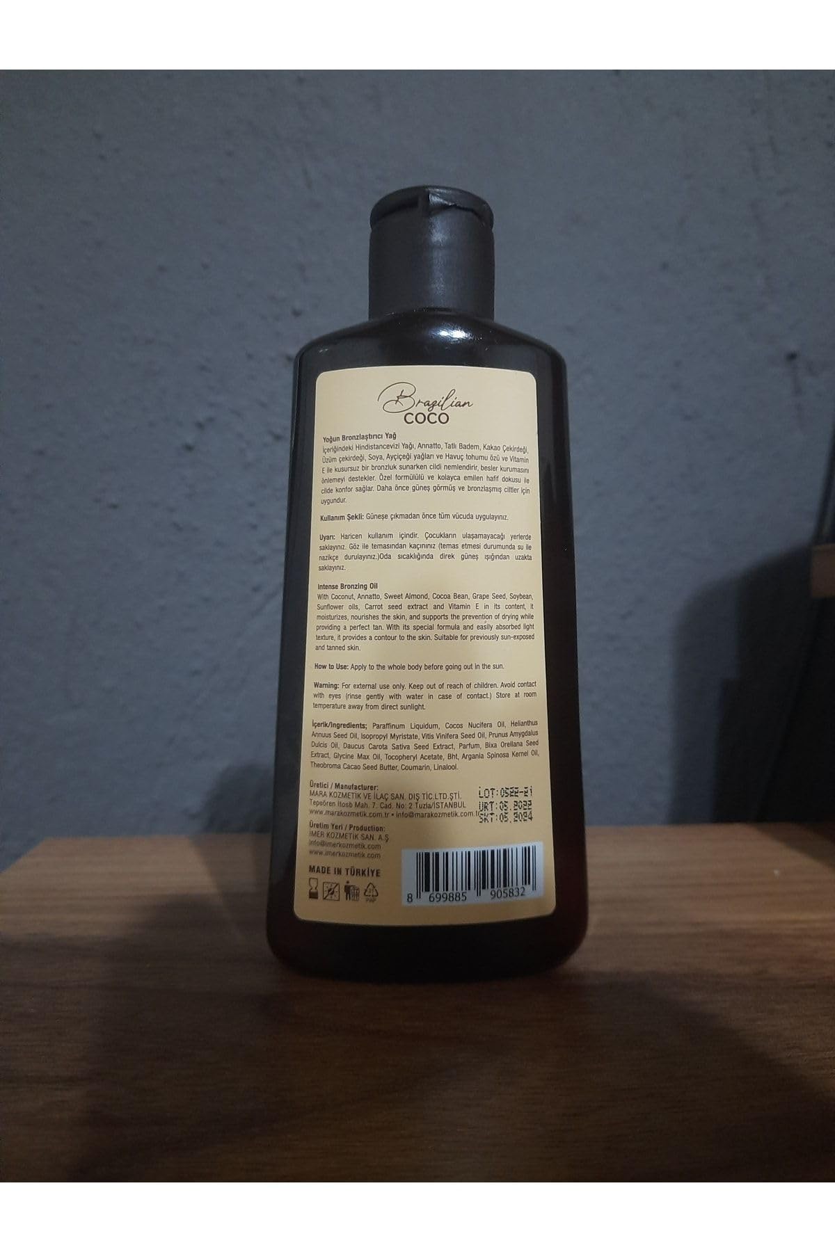 MARA BRAZİLİAN COCO YOĞUN BRONZLAŞTIRICI YA 200 ML