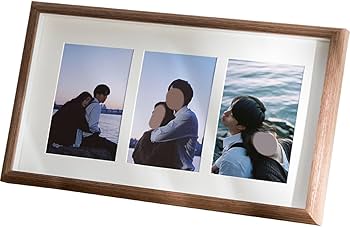 Amazon.co.jp: [LSDZW] 写真立て L判 21*27.4cm 天然木 フォトフレーム