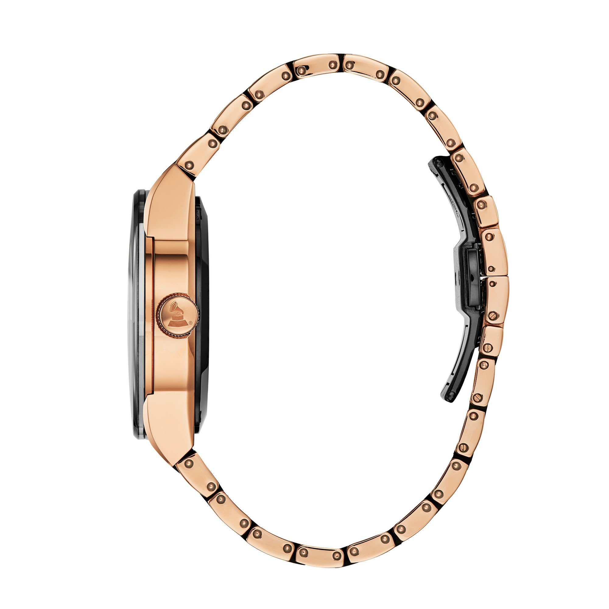 Bulova 98A236 Reloj automático de acero inoxidable de dos tonos con grammy latino para hombre