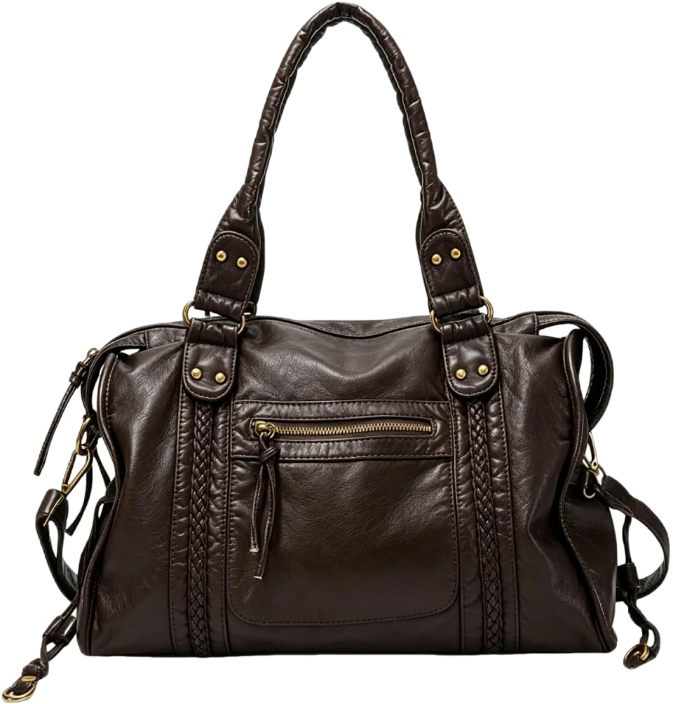 Starnearby Borsa a Mano Donna Vintage, Borsa Università Donna Capiente