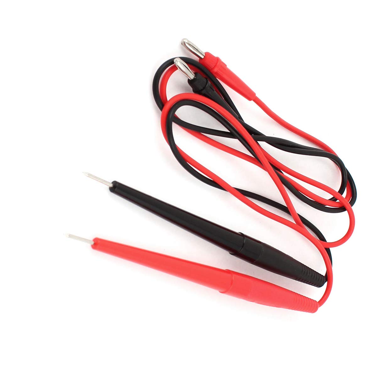 Aexit 2 Pcs Testers 1000V 4mm Male Banana Multimeter Probe Test Lead