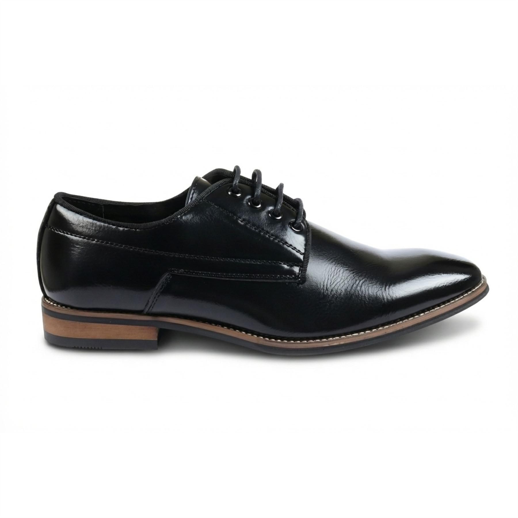 Zapatos de vestir clásicos de punta lisa para hombre