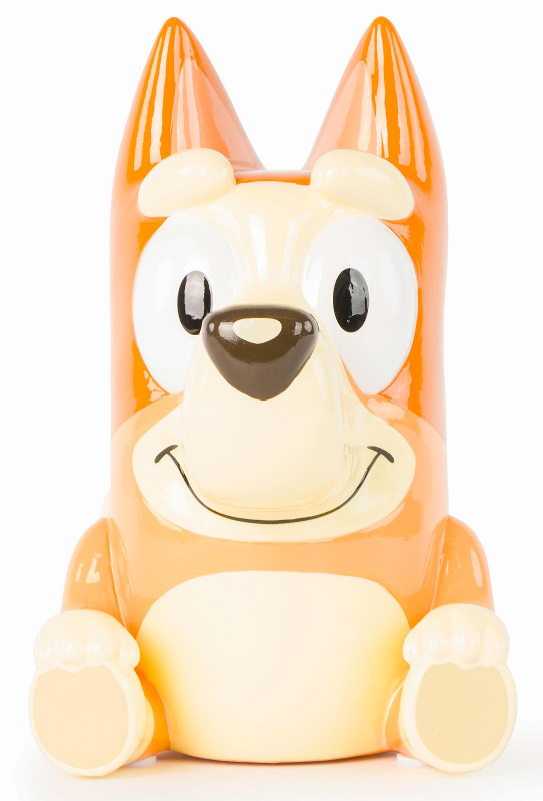 Jay Franco Bluey Bingo Ceramic Piggy Bank - Kids Room Decor & Coin Bank - Children's Learning Resource