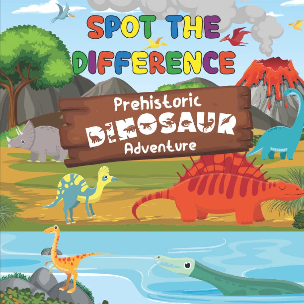 Buy Spot The Difference Prehistoric Dinosaur Adventure Fun And