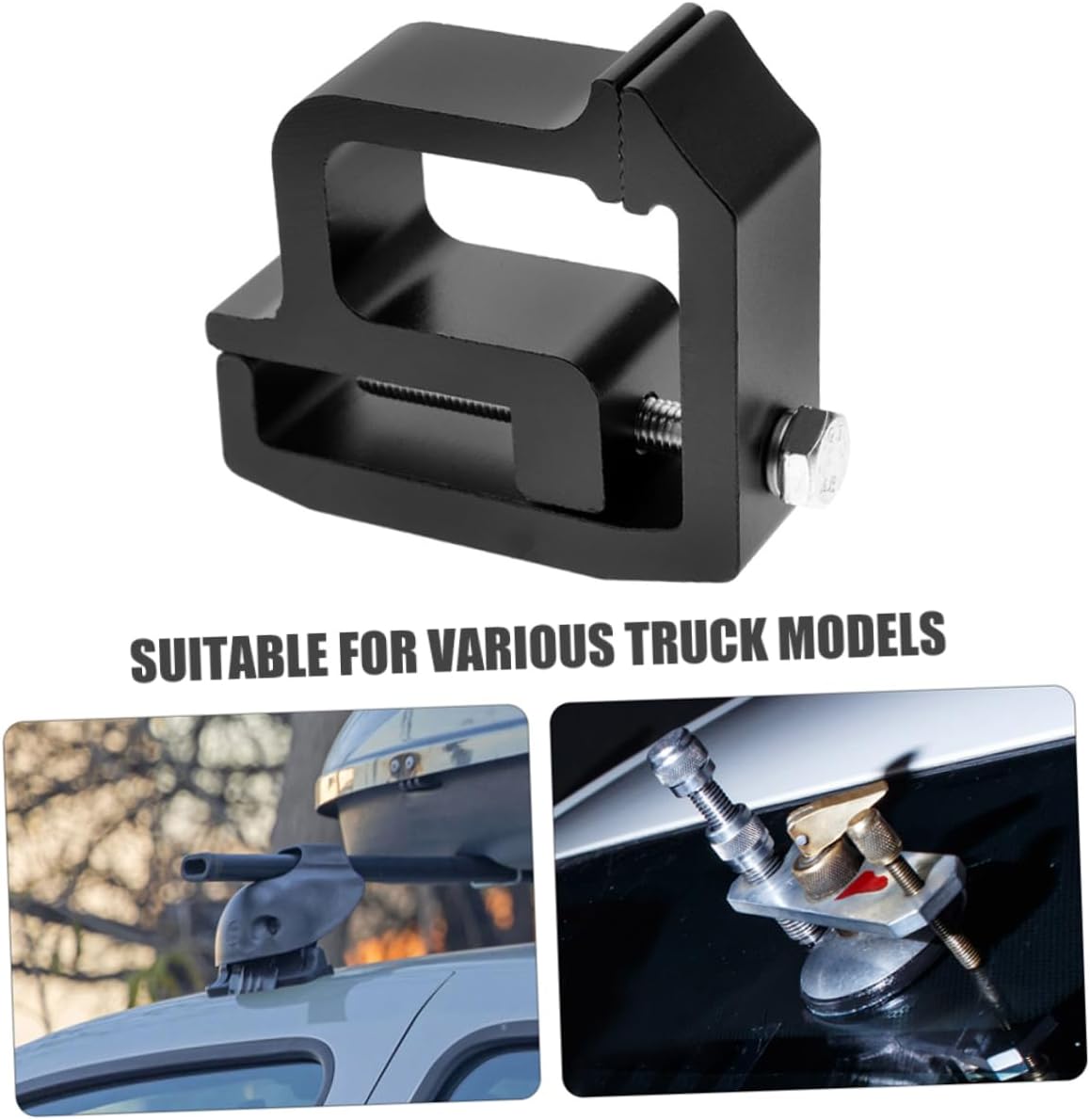 2pcs Truck Bed Cover Parts Strong Clamps for Camper Shell Cap Installation Easy to Use