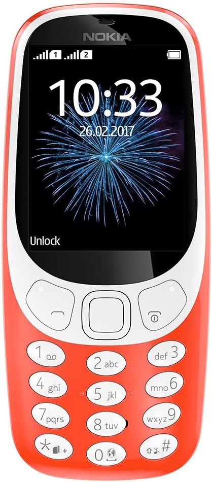 Nokia Mobile 3310 3G - Red - RETIRED